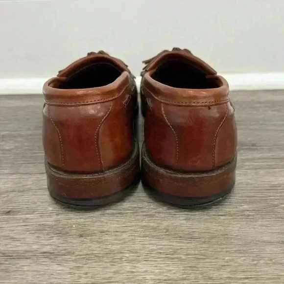 Allen Edmonds Men's Cody Tassel Loafer Size 11 D Brown Leather Slip On Shoe - Picture 4 of 7